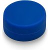 Neodýmový magnet valec 12,7×6,4 mm – N35 v plaste, modrý