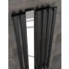 Radiátory - MC Montana | kúpelňové | DEKORATÍVNY RADIÁTOR ZRKADLO | veľkosť - 1400/600 mm, farba - Čierna štruktúra