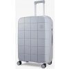 Cestovní kufr ROCK Pixel M PP - šedá - 71 L + 12% EXPANDER