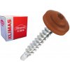 Klimas Wkret-Met RAL 8004 4,8x35mm - 250ks - Skrutky farmárske strešné TORX, farba: Medená hnedá, WDD