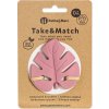 PETITE&MARS Hryzačka silikónová TAKE&MATCH Dusty Rose 0m+