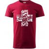 Zdravotné kríž veci - Klasické pánske tričko vyššej gramáže - S ( Marlboro červená )