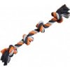 Bavlnený uzol JUMBO 4 knoty 61cm/700g hračka pre psa HipHop Dog hračky pre psov