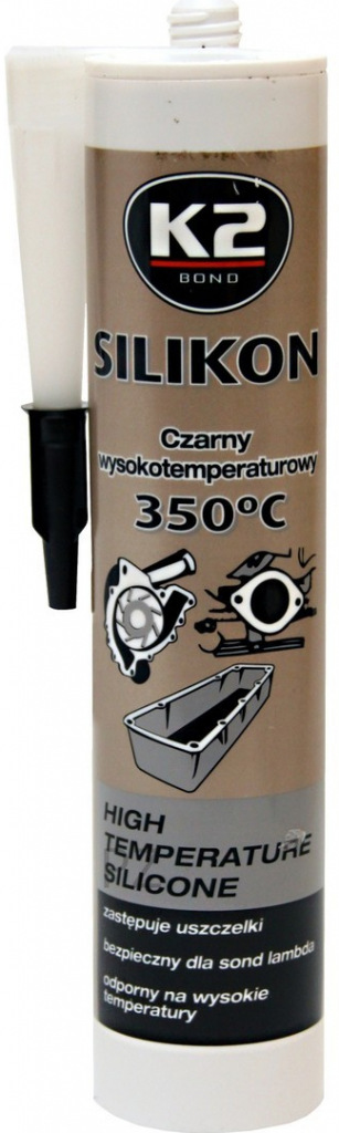 K2 Silikón 300 čierny