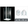 Aquatek GLASS A GLASSA2CH9063 (Sprchový kút štvorcový s dvomi otváracími dverami)