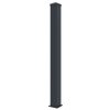 Stĺpik G21 pre plotové pole 10x169 cm s pätkou, antracitový