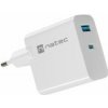 Natec Ribera GaN 45W USB-A USB-C biela NUC-2142