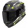 Moto přilba SCORPION GT EXO-GT SP AIR AUGUSTA matná černo/šedo/fluo žlutá - Velikosti XL