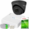 Hilook by Hikvision Súprava na IP monitoring 5Mpx, IP kamera IPCAM-T5 ČIERNA, 4-kanálový PoE rekordér - HiLook od Hikvision