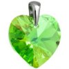 iŠPERKY Strieborný prívesok srdiečko Swarovski ID|107008