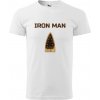 Handel Tričko - Iron man Farba: biela, Veľkosť: 2XL, Strih trička: pánsky