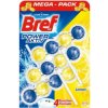 Bref Power Aktiv WC závesný blok tuhý 3 x 50 g Citrón