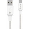 Tactical Stitch Thread Cable USB-A/USB-C 1m White