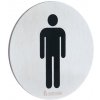 MPkovania SO - XTRA FS957 - Piktogram WC páni samolepiaci, NEM - nerez matná