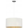Luminex Luster na lanku LOFT SHADE 1xE27/60W/230V pr. 40 cm biela/zlatá LU5266 + záruka 3 roky zadarmo + záruka 3 roky zadarmo
