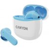 Canyon TWS-5, True Wireless Bluetooth slúchadlá do uší, USB-C nabíjanie, nabíjacia stanica v kazete, modré CNS-TWS5BL