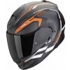 Prilba Scorpion EXO-491 Kripta Matt Black Orange White Veľkosť: M (57-58 cm)