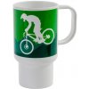 Cestovný hrnček s Downhill cyklo designom NOV0021