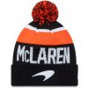 New Era MCLAREN SPORT beanie čierna biela oranžová