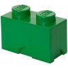 LEGO® Úložný box 12,5 x 25,2 x 18,1 cm tmavě zelená