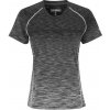 Dámske tričko Regatta Laxley II Veľkosť: L / Farba: čierna/sivá