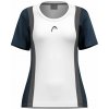 Dámske tričká Head Club 25 Tech - navy/white - Biely (L)