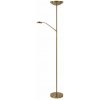 LUCIDE 19791/24/02 ZENITH stojacia lampa V1800mm LED 20W/1600lm, 4W/320lm 3000K mosadz, stmievateľná