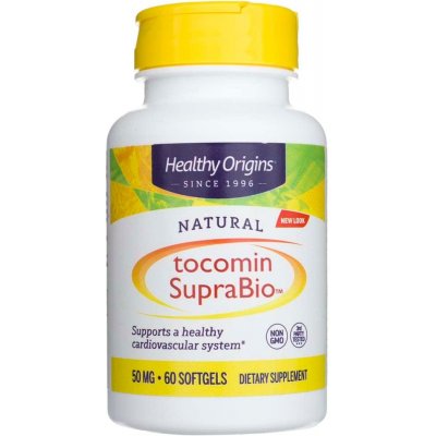 Healthy Origins Natural Tocomin SupraBio 50 mg 60 mäkkých gélov