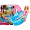 Barbie Bazén + bábika GHL91