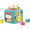 CHIPOLINO Motorická kocka 6v1 Animals Blue