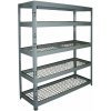 Trestles Regál RR1 1800 x 1400 x 500 5 políc sivá