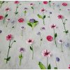Dekoračná látka KVETY šírka 280 cm