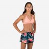 DECATHLON Dievčenské šortkové plavky na surfovanie 100 Shiso, čierne 12-13 r (149-159 cm)