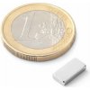 SOLLAU Neodymový magnet hranol 10x5x2 mm, N42, ponikelovaný