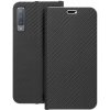 Púzdro Forcell LUNA Book Carbon Samsung Galaxy A7 2018 čierne