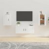 vidaXL Nástenné TV skrinky 2 ks lesklé biele 40x34,5x60 cm
