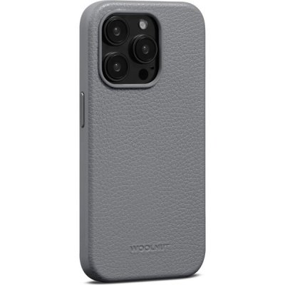 Woolnut kožený iPhone 15 Pro sivé