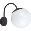 V-Tac | Vonkajšia nástenná lampa 1xE27/60W/230V IP44 čierna | VT1296