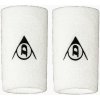 Dunlop Wristband long 12 cm biele