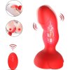 Armony - extreme a bloom rose vibrator & anal plug remote control red