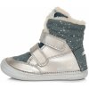 Dievčenská zimná obuv D.D.Step W078-758DM Silver