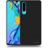 Picasee silikónový čierny obal pre Huawei P30 - Clear