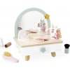Drevený kozmetický stolík Jednorožec Small Dressing Table Unicorn Janod so zrkadlom 7 doplnkov
