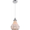 PREZENT 46084 PERUGIA 1xE27/60W,D220, CHROME/OPAL