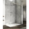 SANSWISS CADURA CAW2 ATYP 100 - 140cm pravý walk-in sprchový kút / sprchová stena samostatná s posuvným dielom, profil chróm, sklo číre CAW2DSM15007