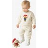 Baby dievčenský 2komplet - Vianoční Kamoši 12 -18 mesiace (86 cm) Cappuccino