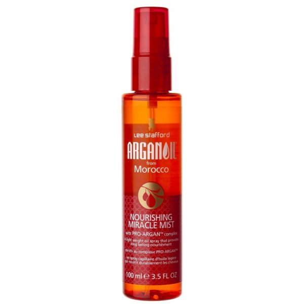 Vlasová regenerácia Lee Stafford Arganoil Nourishing Miracle Mist Ľahký reparačný olejový sprej s arganovým olejom 100 ml