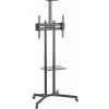 Techly Mobilní TV stojan 37-70 palců, 50 kg, 2 police