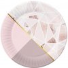 Papierové taniere - Rose Chic 18 cm - 6 ks