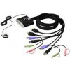 ATEN 2port HDMI KVM USB 2.0 mini, 1.2m, DO CS-692